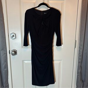 INC International Concepts Black Long Sleeve Dress